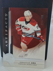 2016-17 Upper Deck Artifacts Redemption 193/799 Sebastian Aho #RED186 Rookie RC