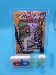 2021 Panini Mosaic Prizm Shohei Ohtani Will To Win #WTW8 Orange Reactive /99