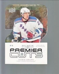 2008-09 UD Black Diamond Premier Die-Cut #PDC24 Chris Drury Rangers