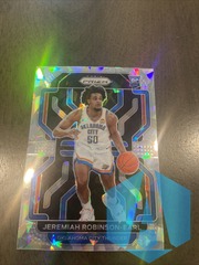 2021-22 Panini Prizm Jeremiah Robinson-Earl #319 Silver Prizm RC Thunder