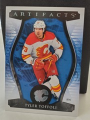 2023-24 Upper Deck Artifacts Tyler Toffoli #76 Blue Steel 57/85 Flames
