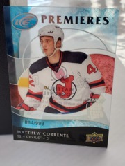 2009-10 Upper Deck Ice Premieres Acetate #131 Matthew Corrente 864/999