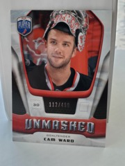 2009-10 Upper Deck Be a Player Goalies Unmasked 112/499 Cam Ward #GU14