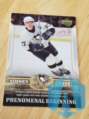 2006-07 UD Phenomenal Beginning Silver Sidney Crosby #15 Pittsburgh Penguins