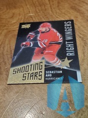 2018-19 Upper Deck Shooting Stars Right Wingers Black Sebastian Aho #SSR-3
