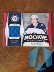 2018-19 Upper Deck Rookie Materials #RM-SN Sami Niku Winnipeg Jets