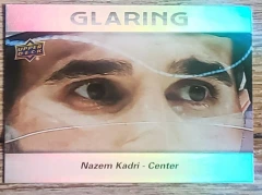 2023-24 UD Series 2 Glaring Nazem Kadri #GL-11 Calgary Flames