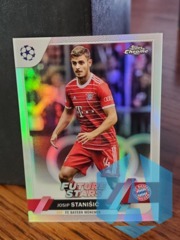 2022 Topps Chrome UEFA Club Competitions Future Stars Refractor Josip Stanisic #16