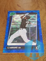 2021 Panini Donruss Rated Prospects Blue 094/249 CJ Abrams #RP9
