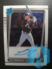 2021 Panini Donruss Optic Rated Signatures Luis Gonzalez #RRS-LU Rookie Auto RC