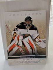 2021-22 Artifacts Silver #20 John Gibson 260/299 Ducks
