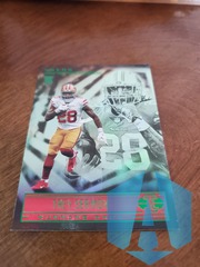 2021 Panini Illusions Trey Sermon Rookie Emerald Foil Green RC 49ers #82