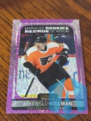 2021-22 O-Pee-Chee Platinum Marquee Rookies Violet Pixels #279 Maxwell Willman 006/299