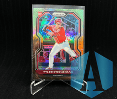 2021 Panini Prizm TYLER STEPHENSON #133 Rookie RC Cosmic Haze Tier II Reds