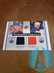 2013-14 SP Game Used Authentic Fabrics Dual #AF2-HG Ales Hemsky/Sam Gagner
