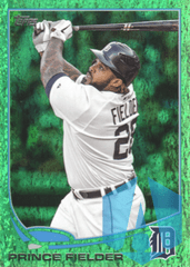 2013 Topps Emerald Foil Prince Fielder #28