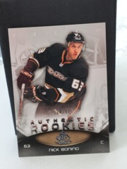 2010-11 SP Game Used Edition Authentic Rookies 324/699 Nick Bonino #190