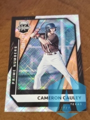 2021 Panini Elite Extra Edition Prime Numbers Cameron Cauley #73 Rookie 160/170
