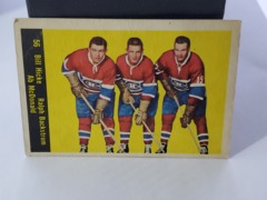 1960-61 Parkhurst Ab McDonald Bill Hicke Ralph Backstrom #56 **see pic**