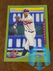 2014 Topps Green #621 B.J. UPTON - Atlanta Braves