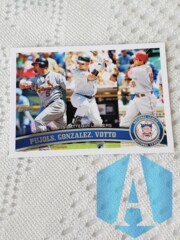 2011 Topps #138 Albert Pujols / Carlos Gonzalez / Joey Votto League Leaders