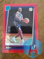 2021-22 Panini Donruss Rated Choice Red 30/99 Isaiah Jackson #217 Rookie
