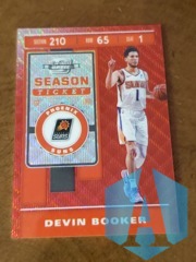 2019-20 Contenders Optic Season Ticket Red Wave Prizm Devin Booker #23