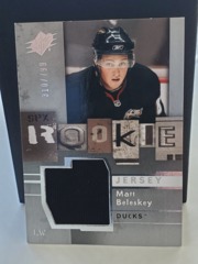 2009-10 SPx Rookie Jersey 310/799 Matt Beleskey #131 Ducks