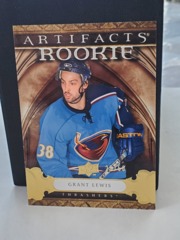 2009-10 Upper Deck Artifacts Rookie 25/50 Grant Lewis #185 Thrashers