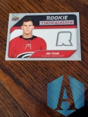 2021-22 Upper Deck Joey Keane #RT-JK Rookie Threads Series 2 Hurricanes (A)