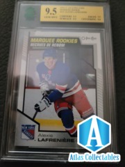 20-21 UD Marquee Rookies #650 Alexis Lafreniere MNT 9.5 GRADED B