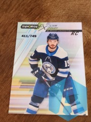 2020-21 UD Synergy FX Rookies #FXR-LF Liam Foudy RC 411/749 - Columbus