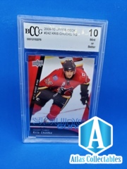 2009-10 Upper Deck Hockey Young Guns Kris Chucko #242 - BCCG 10 GRADED