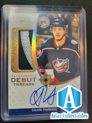 2020-21 Upper Deck Ultimate Debut Threads Calvin Thurkauf /99