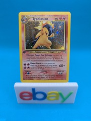 Typhlosion 17/111 - 1st Edition - Misprint Additional Ink Black Dot