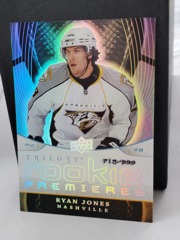 2008-09 UD Trilogy Rookie Premieres 715/999 Ryan Jones #125 Nashville