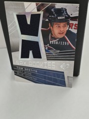 2008-09 UD SPx #153 Tom Sestito 0868/1299 SPx Rookies Dual Authentic Jerseys