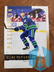 2020-21 SP Authentic Retro Gold Elias Pettersson 065/100 Canucks