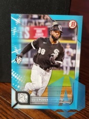 2022 Bowman Luis Robert #19 Blue Sky Parallel SP 273/499 White Sox
