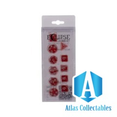 Eclipse 11 Dice Set: Apple Red