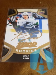 2021-22 MVP Gold Script ROOKIE #226 Kole Lind Vancouver Canucks
