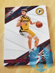 2021-22 Chronicles Chris Duarte #481 Limited Rookie RC Red 56/75 Parallel SP Pacers