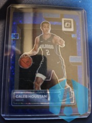 2022-23 Panini Donruss Optic Caleb Houstan Rated Rookie #229 Blue Fast Break #32/49