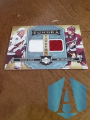2007-08 ARTIFACTS TUNDRA TANDEMS DUAL JERSEY S.DOAN E.JOVANOVSKI 25/50 TT-DJ