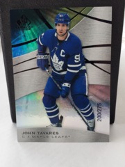 2019-20 Upper Deck SP Game Used Rainbow Black 200/275 John Tavares #32 Maple Leafs