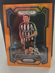 2023-24 Panini Prizm Premier League Orange Hyper Prizm Elliot Anderson #71