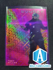 2021 UD Upper Deck Goodwin Champions TOBY MILLER /399 Wave Pink Yellow