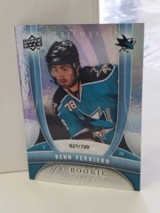2009-10 Upper Deck Trilogy Rookie Premieres #125 Benn Ferriero 621/799