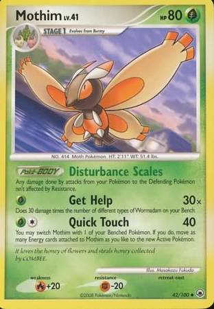 Mothim - 42/100 - Uncommon