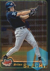 2001 Topps Chrome Retrofractor Anaheim Angels Baseball #T197 Brian Specht